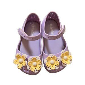 Lilac Floral Furadinha Mini Melissa